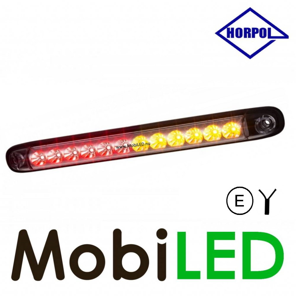 HORPOL Super slim Rear light 5M 12-24 volt 3 functions E-mark