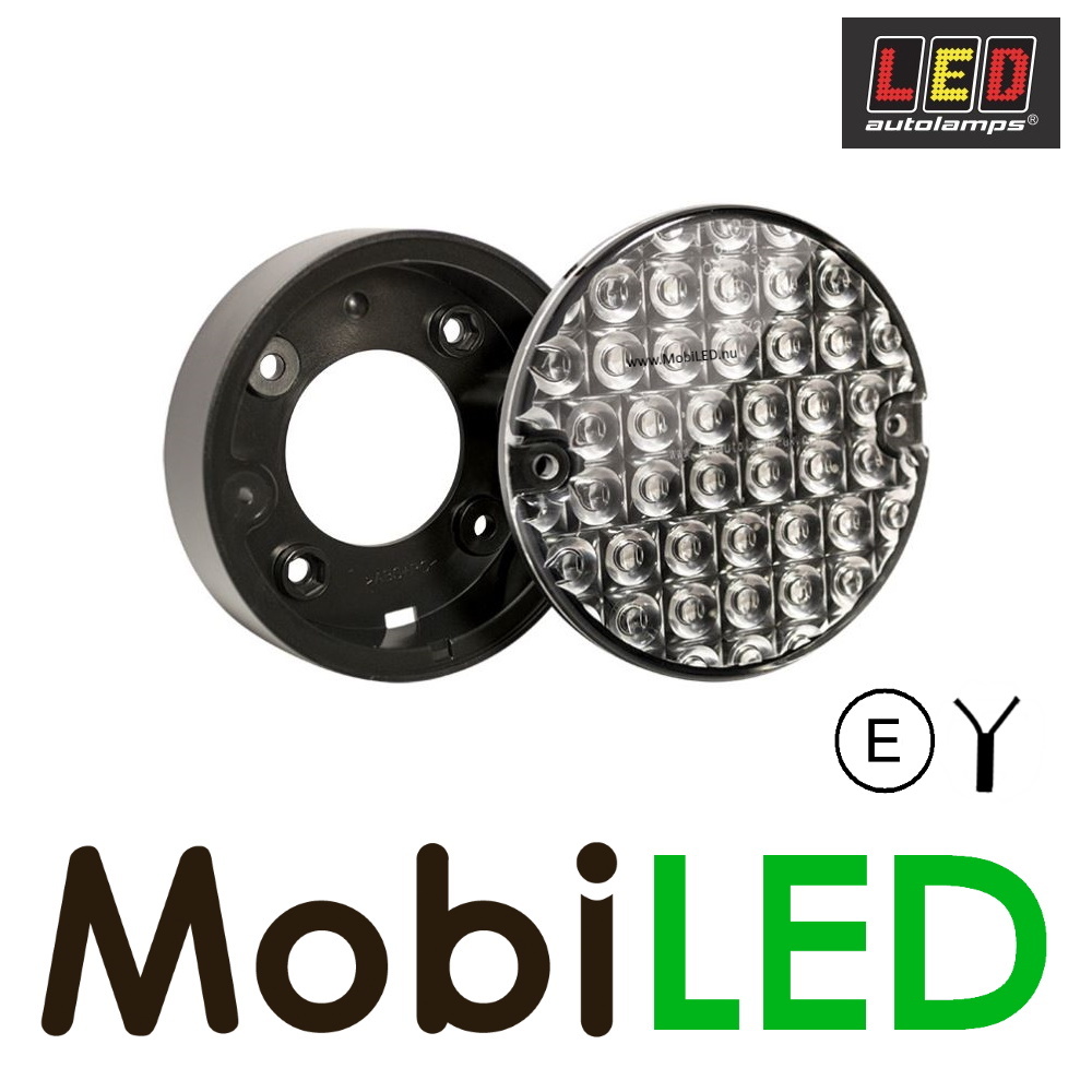 LED autolamps Achterlicht Rond Compact 3 functies met E-keur