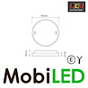 LED autolamps Feu arrière Rond Compact 3 fonctions avec E-marque LED autolamps Feu arrière Rond Compact 3 fonctions avec E-marque