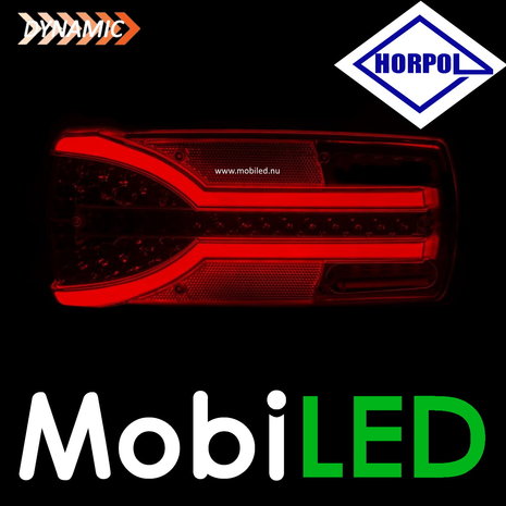 HORPOL Dynamic rear light Carmen clear E-mark 7 functions 10-30 volts left HORPOL Dynamic rear light Carmen clear E-mark 7 functions 10-30 volts left