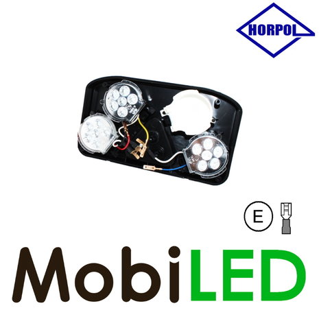 HORPOL Modular left rear light 4 functions license plate E-mark HORPOL Modular left rear light 4 functions license plate E-mark
