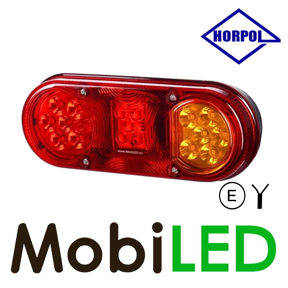 HORPOL Horpol oval rear light right with license plate light