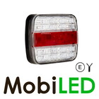 Rear light white 12-24 volts 3 functions E-mark