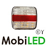 Rear light white 12-24 volts 4 functions E-mark Rear light white 12-24 volts 4 functions E-mark