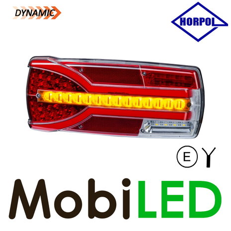 HORPOL Dynamisch achterlicht Carmen Rood E-keur 6 functies Links HORPOL Dynamisch achterlicht Carmen Rood E-keur 6 functies Links