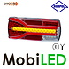 HORPOL Dynamic rear light Carmen Red  E-mark 6 functions Left