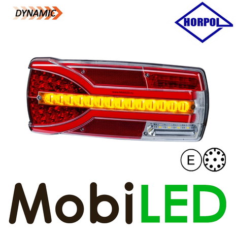 HORPOL Dynamic rear light Carmen Clear Bayonet Left HORPOL Dynamic rear light Carmen Clear Bayonet Left