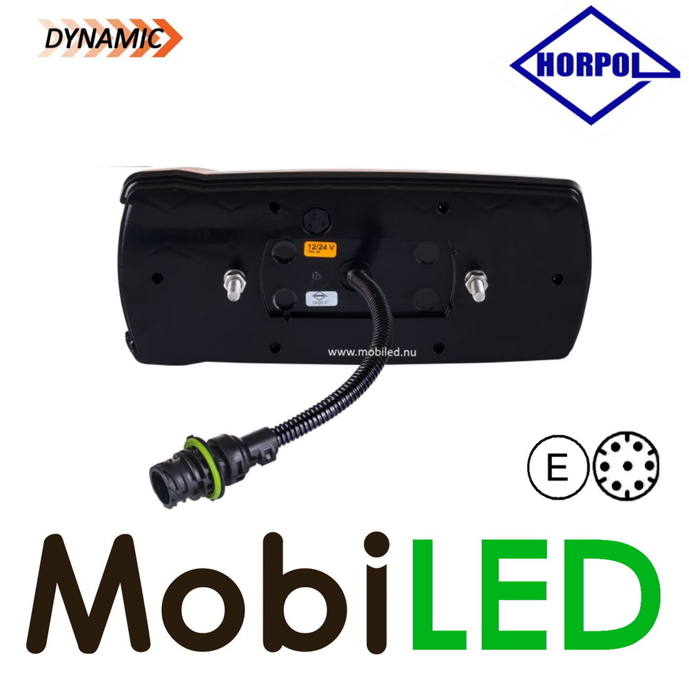 HORPOL Dynamic rear light Carmen Red Bayonet Right