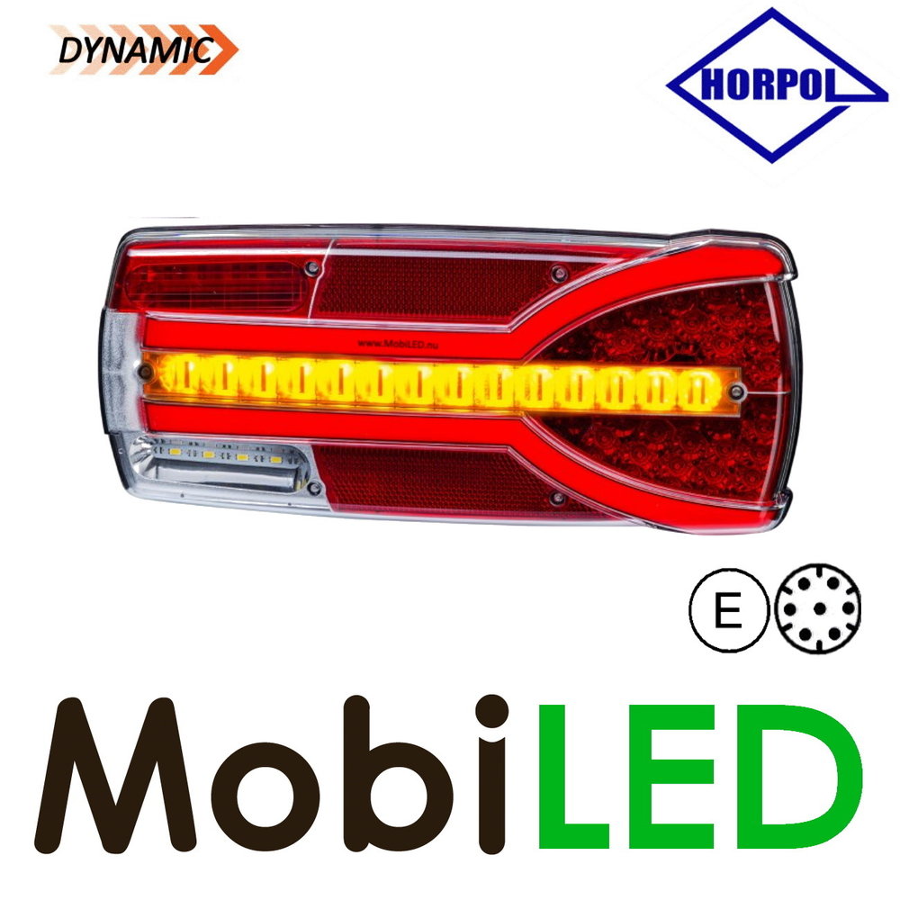 HORPOL Dynamic rear light Carmen Red Bayonet Right