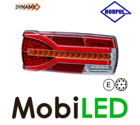 HORPOL Dynamic rear light Carmen Red  Bayonet Left HORPOL Dynamic rear light Carmen Red  Bayonet Left