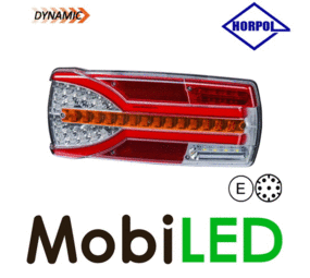 HORPOL Rear light Carmen 5 funtions dynamic clear 7pin bayonet left HORPOL Rear light Carmen 5 funtions dynamic clear 7pin bayonet left