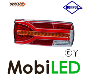 HORPOL Achterlicht Carmen 6 functies dynamisch rood 2m kabel links HORPOL Achterlicht Carmen 6 functies dynamisch rood 2m kabel links
