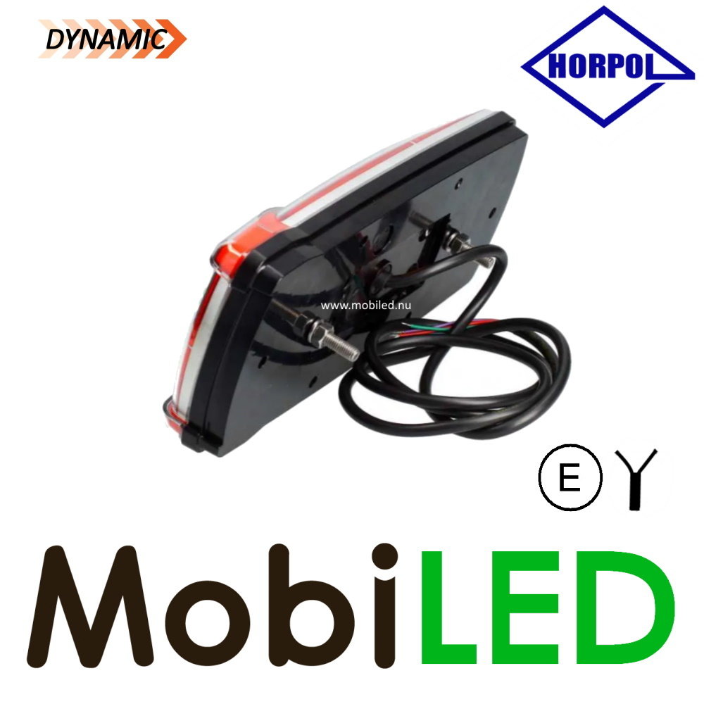 HORPOL Dynamisch achterlicht Carmen Helder Links 2m kabel E-keur 7 functies