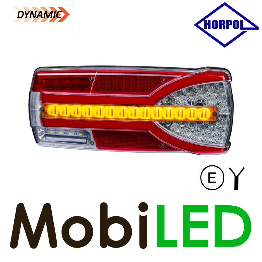 HORPOL Feu arrière dynamique Carmen Clear Droit Câble 2m E-marque 7 fonctions HORPOL Feu arrière dynamique Carmen Clear Droit Câble 2m E-marque 7 fonctions