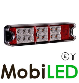 Rear light 12-24 volts 3 functions E-mark