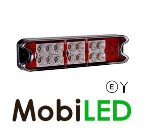 Achterlicht 12-24 volt 3 functies E-keur Achterlicht 12-24 volt 3 functies E-keur