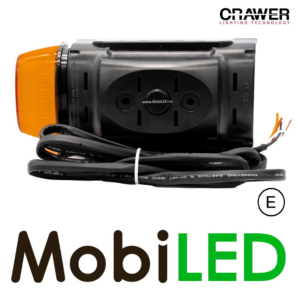 Crawer Crawer Koplamp met positielicht en richtingsaanwijzer rechts E-keur Crawer Crawer Koplamp met positielicht en richtingsaanwijzer rechts E-keur