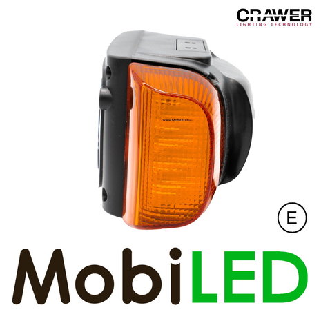Crawer Headlight with positionslight and turn signal right E-mark