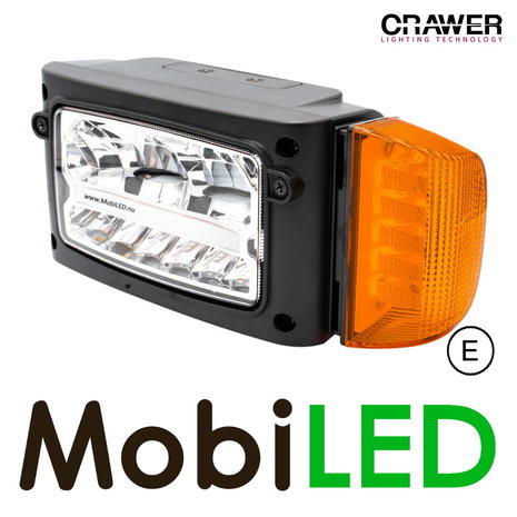Crawer Crawer Koplamp met positielicht en richtingsaanwijzer links E-Keur Crawer Crawer Koplamp met positielicht en richtingsaanwijzer links E-Keur