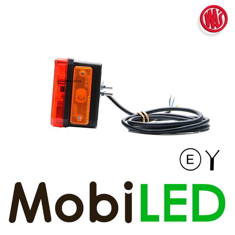 WAS WAS NEON look achterlicht hexagon 5 functies - Links - E-keur - 12/24 volt WAS WAS NEON look achterlicht hexagon 5 functies - Links - E-keur - 12/24 volt