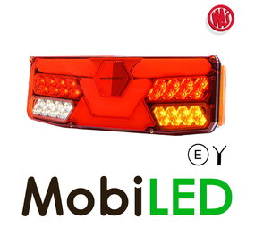 WAS NEON look rear light hexagon 5 functions Right