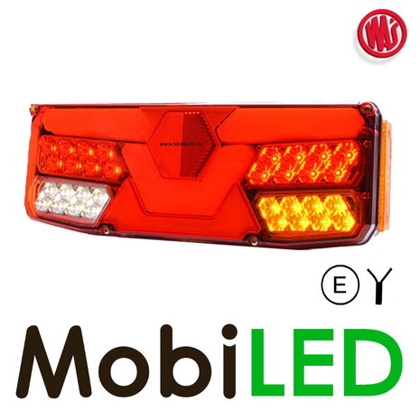 WAS WAS NEON look rear light hexagon 5 functions - Right - E-mark - 12/24 volts WAS WAS NEON look rear light hexagon 5 functions - Right - E-mark - 12/24 volts