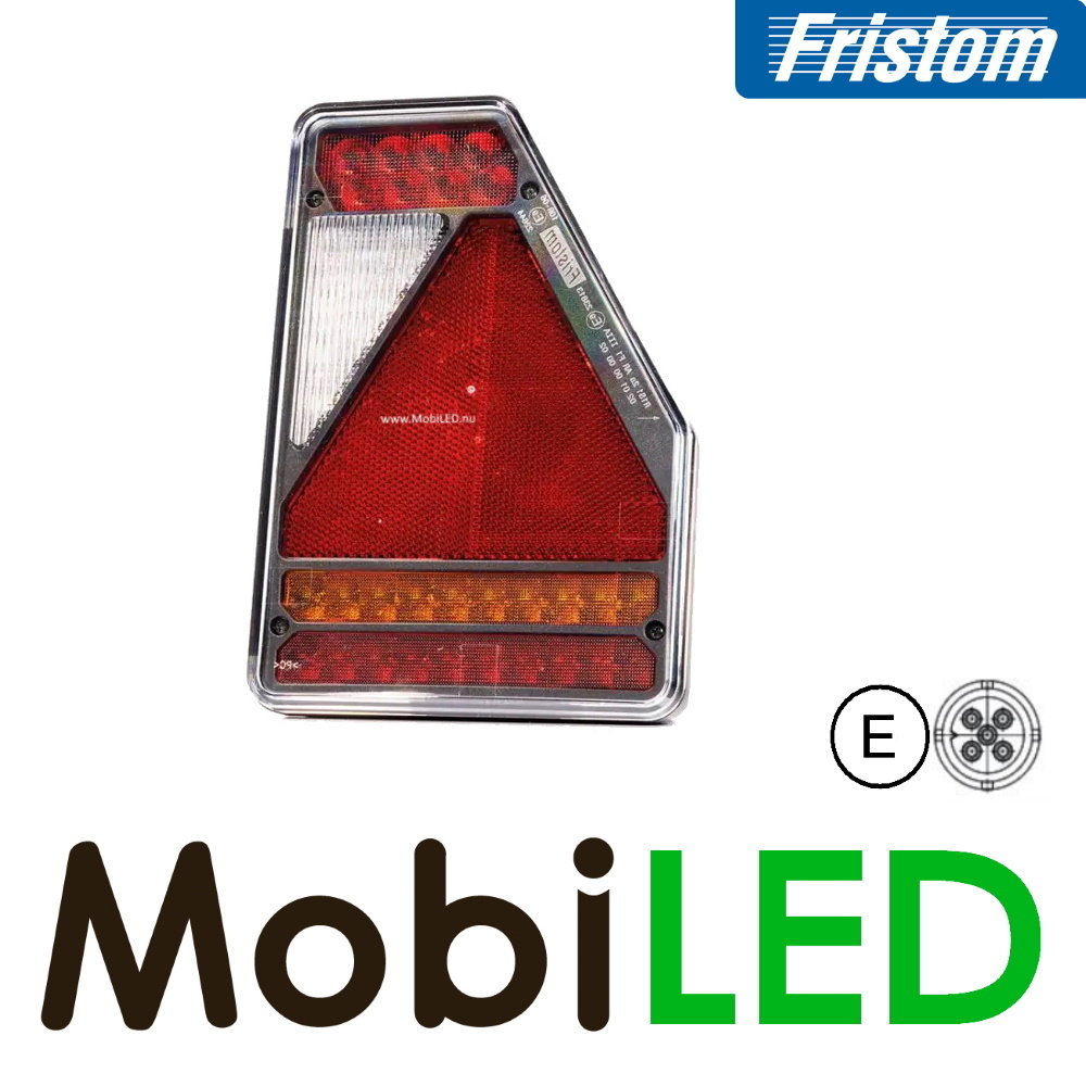 Fristom Fristom Feu arrière 4 fonctions droit réflecteur baïonnette E-marque Fristom Fristom Feu arrière 4 fonctions droit réflecteur baïonnette E-marque