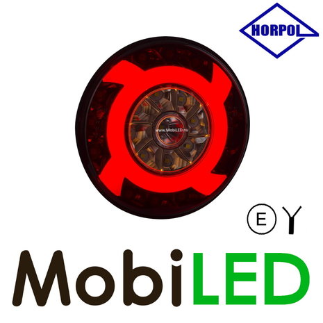 HORPOL NEON fog/reverse rear light round 3 functions E-mark HORPOL NEON fog/reverse rear light round 3 functions E-mark
