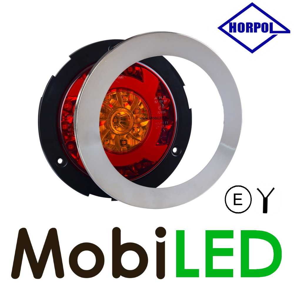 HORPOL Neon rear light Lucy 3 functions built-in / surface-mounted HORPOL Neon rear light Lucy 3 functions built-in / surface-mounted