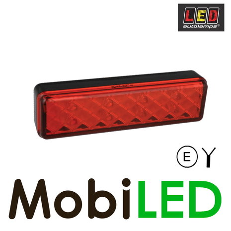 LED autolamps Feu arrière LED feu de frein135RME 12-24V E-marque rouge rectangulaire