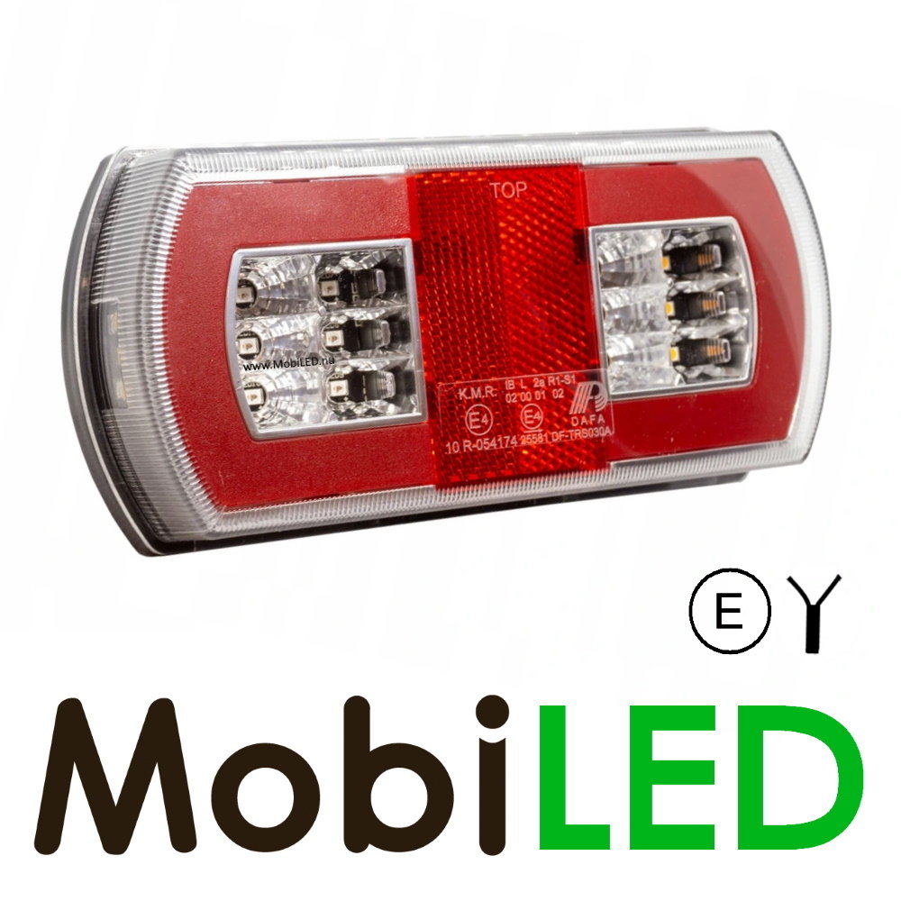 Rear light LED 12-24 volt 4 functions E-mark Left model