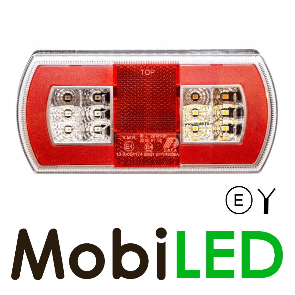 Rear light LED 12-24 volts 4 functions Right model E-mark Rear light LED 12-24 volts 4 functions Right model E-mark