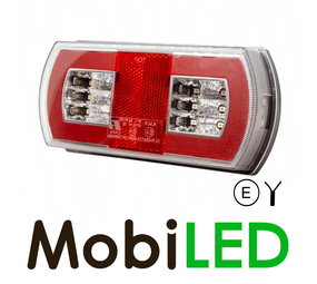 Feu arrière LED 12-24 volts 4 fonctions E-marque Droit Feu arrière LED 12-24 volts 4 fonctions E-marque Droit