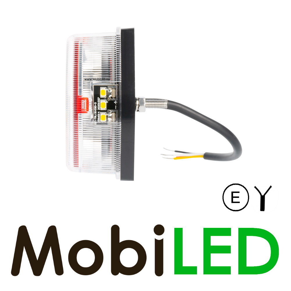 Achterlicht 15 leds 12-24 volt 4 functies Links model E-keur Achterlicht 15 leds 12-24 volt 4 functies Links model E-keur