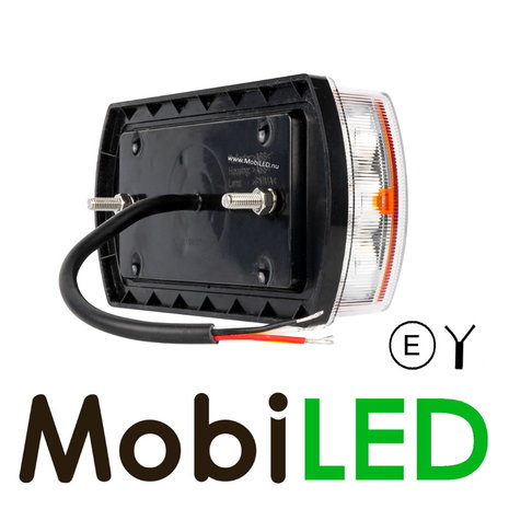 Achterlicht 15 leds 12-24 volt 4 functies Links model E-keur Achterlicht 15 leds 12-24 volt 4 functies Links model E-keur