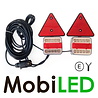 Aanhanger magneet achterlicht set 7,5 m kabel 7-polige stekker E-keur
