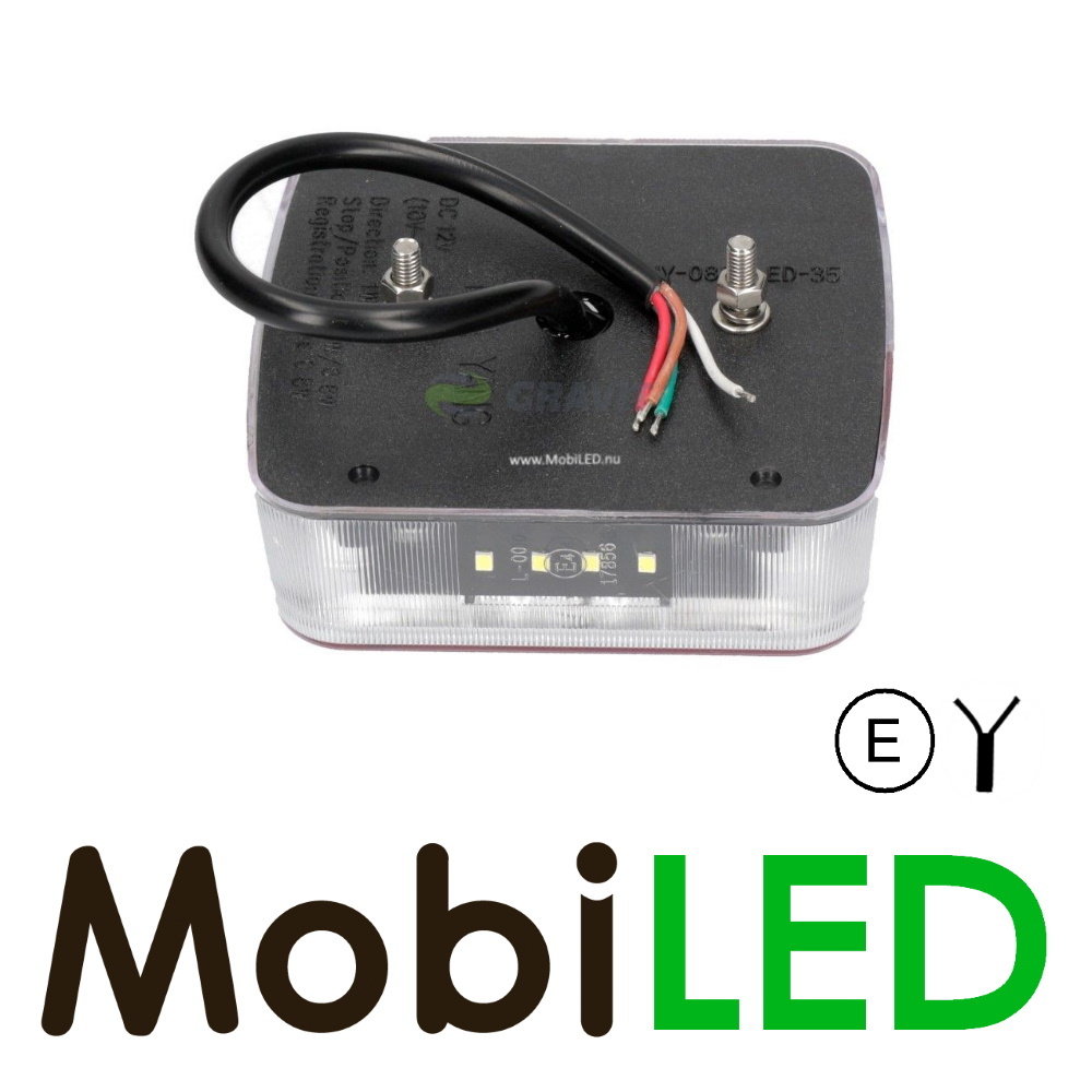 Aanhanger magneet achterlicht set compact - 7,5m kabel - 7-polige stekker Aanhanger magneet achterlicht set compact - 7,5m kabel - 7-polige stekker