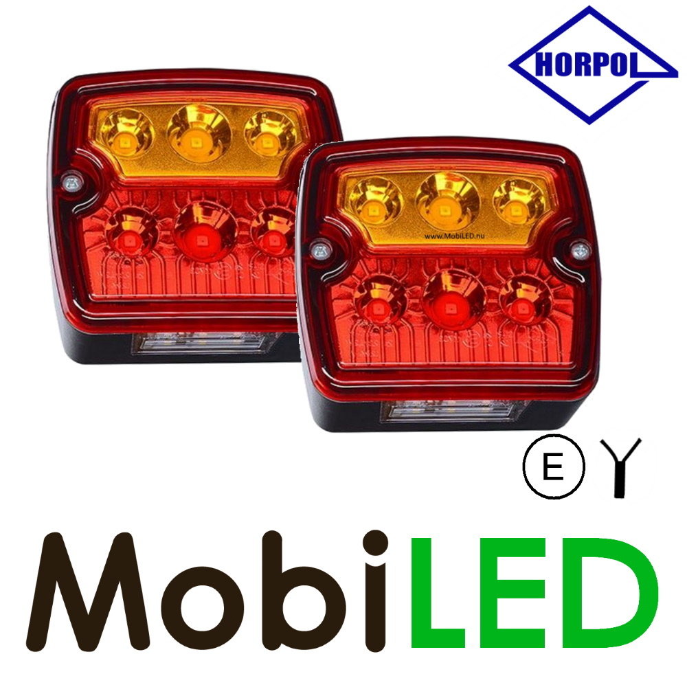 HORPOL Horpol trailer lighting set with magnet 12-24 volts 9m cable 7 pole