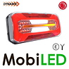 WAS WAS NEON look dynamisch aanhanger achterlicht E-keur 5 functies 12/24 volt WAS WAS NEON look dynamisch aanhanger achterlicht E-keur 5 functies 12/24 volt