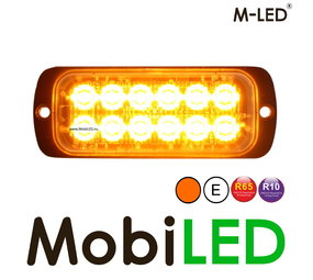 M-LED Flash 12 LED ambre M-LED Flash 12 LED ambre