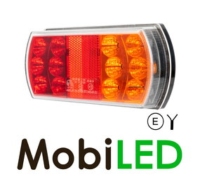 Feu arrière 15 LED 12-24V 4 fonctions E-marque Droit Feu arrière 15 LED 12-24V 4 fonctions E-marque Droit