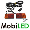 Set of 16 leds rear lights with wiring E-mark Set of 16 leds rear lights with wiring E-mark