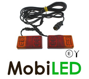 Set 16 leds achterlichten met bekabeling magneet Set 16 leds achterlichten met bekabeling magneet