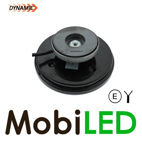 Set dynamic round rear lights "Hamburger" with wiring magnet E-mark