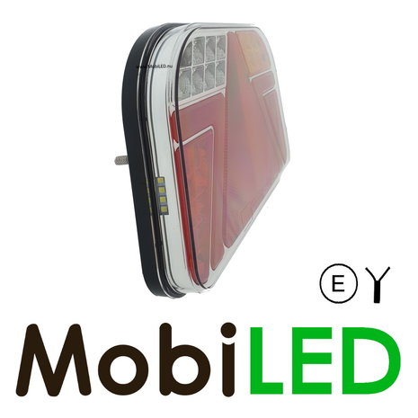 Aanhanger achterlicht LED "Neon" look E-keur 5 functies Links Aanhanger achterlicht LED "Neon" look E-keur 5 functies Links