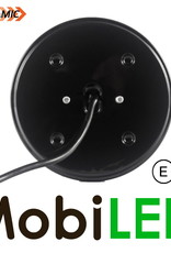 M-LED Dynamisch ronde achteruitrijlamp  links 3 functies E-keur