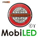 M-LED Dynamisch rond achteruitrijlamp rechts 3 functies E-keur M-LED Dynamisch rond achteruitrijlamp rechts 3 functies E-keur