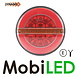Dynamic rond achterlicht Hamburger neon look rechts kabel 2m Dynamic rond achterlicht Hamburger neon look rechts kabel 2m