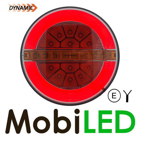 M-LED Dynamisch rond Mistlamp  3 functies