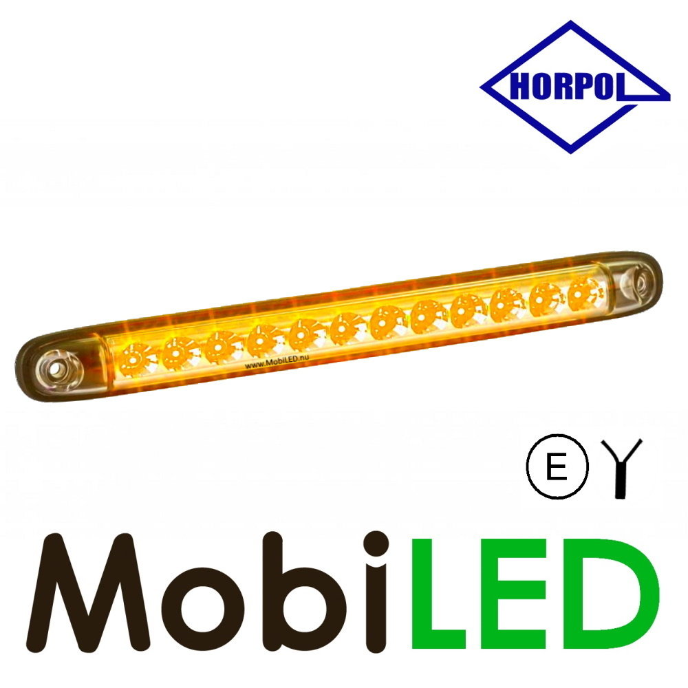 HORPOL Clignotant dynamique super mince 12–24V E-marque HORPOL Clignotant dynamique super mince 12–24V E-marque
